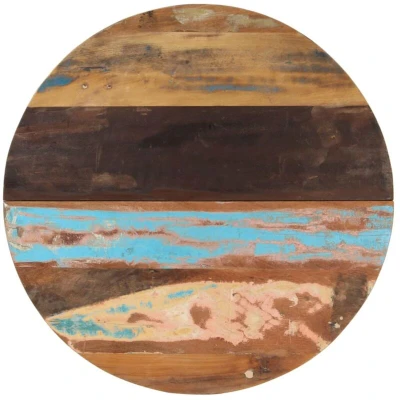 Image of vidaXL Round Table Top 80 cm 25 27 mm Solid Reclaimed Wood