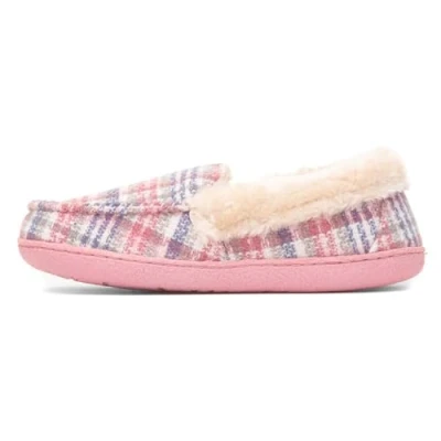Image of Jo &amp; Joe Thistle Womens Pink Tartan Moccasin Size 6 UK