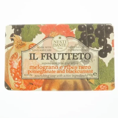 Image of NESTI DANTE Il Frutteto, Pomegranate &amp; Blackcurrant Soap 250 g