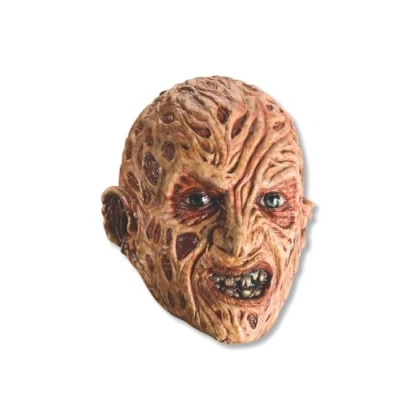 Image of Rubie&#039;s Official Adult&#039;s Freddy Krueger 3/4 Vinyl Mask Nightmare on Elm Street Costume One Size