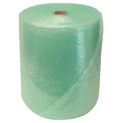 Image of Globe Packaging 500mm x 50m Green Biodegradable Bubble Wrap Roll with Small Air Bubbles Cushioning &amp; Protection for Moving House, Ecommerce and Storage