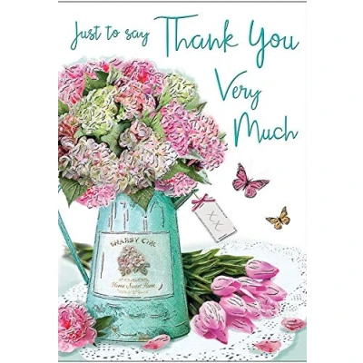 Image of Regal Publishing Occasion Card Thank You 9 x 6 inches