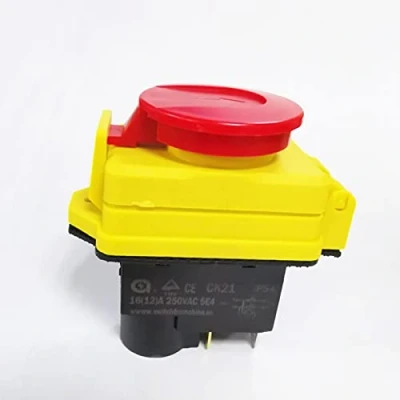 Image of EsportsMJJ 250V Universal 16(12) A 250VAC 5E4 NVR Switch Emergency Stop Saftey Red Cut Off Killer