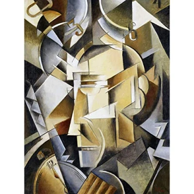 Image of Artery8 Kliun The Clockmaker Painting Large Wall Art Poster Print Thick Paper 18X24 Inch