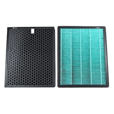 Image of HQRP 2 Pack HEPA Air Purifier Filter with Carbon Layer Compatible Coway Airmega MAX2 300 / 300S Smart, Part 3111635 Replacement