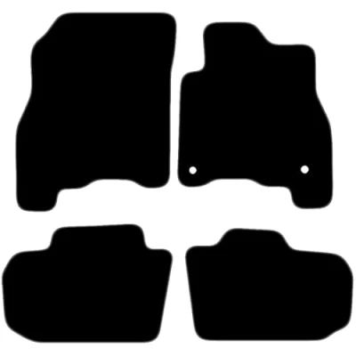 Image of Carsio Carpet Car Mats For Nissan Leaf 2018+ Onwards Tailored Fit Floor Mat Set Complete Accessory Black Custom Fitted All Weather, Anti Slip Backing &amp; Grey Trim