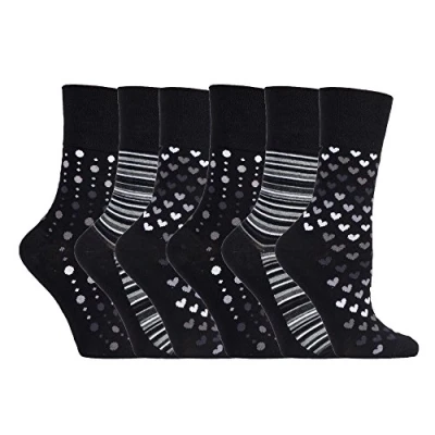 Image of 6 Pairs Gentle Grip Bamboo socks (RM32)