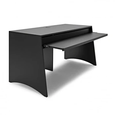 Image of Modular Music Production Studio Desk by Gear4music, Black