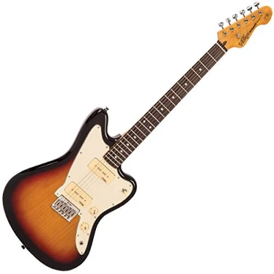 Image of VINTAGE V65 REISSUED HARD TAIL ELECTRIC GUITAR SUNBURST