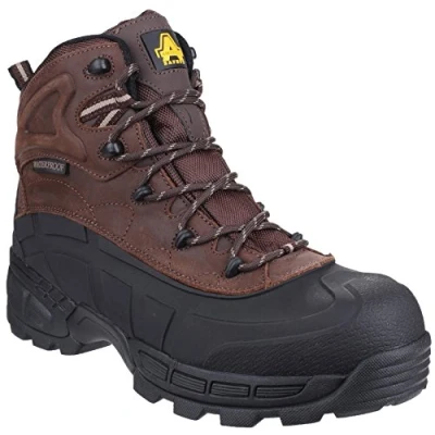 Image of Amblers Mens FS430 Orca S3 Waterproof Safety Boots (9 UK) (Brown)