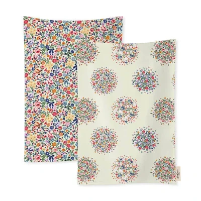 Image of Cath Kidston Harmony Ditsy Set of 2 Tea Towels
