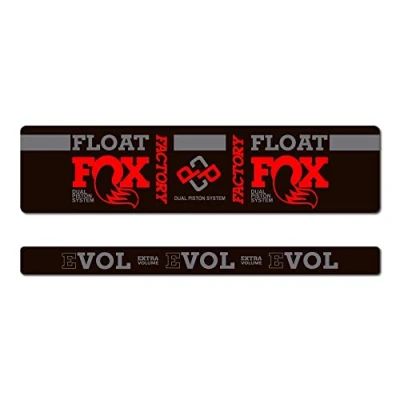 Image of STAR SAM Stickers Compatible with Fox Float DPS 2020 Red 1 cm