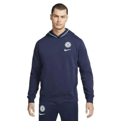 Image of Chelsea F.C. Men&#039;s 2022/23 Season Official Jersey, College Navy/Chlorine Blue/White, M UK