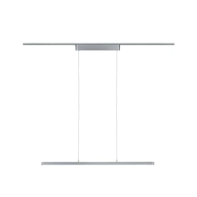 Image of Paulmann URail Lento LED pendant, matt chrome