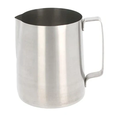 Image of Milk Frother Jug Stainless Steel Frothing Pitcher Cup Steaming for Coffee Machine Making Latte Art Barista Cappuccino Espresso (10oz / 295ml)