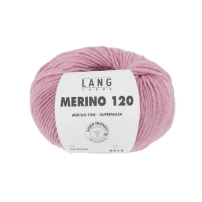 Image of Merino 120 Superwash 0348 Pink Blend Wool