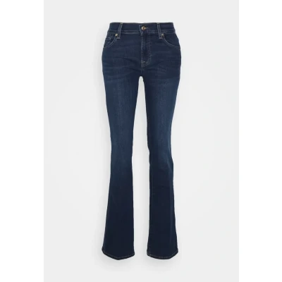 Image of 7 For All Mankind Women&#039;s Bootcut Bair Eco Jeans, Dark Blue, 24W x 24L