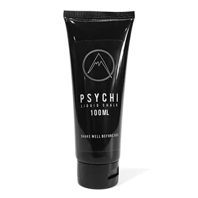 Image of Psychi 100ml Liquid Chalk Gym Ultimate dust free grip Formulated for Crossfit Bouldering Rock Climbing Gymnastics Weightlifting Pole Dancing Powerlifting and more.