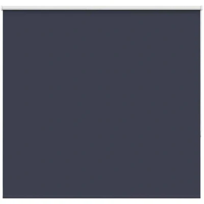 Image of vidaXL Roller Blind Blackout Marine 145x175 cm Fabric Width 141.6 Polyester