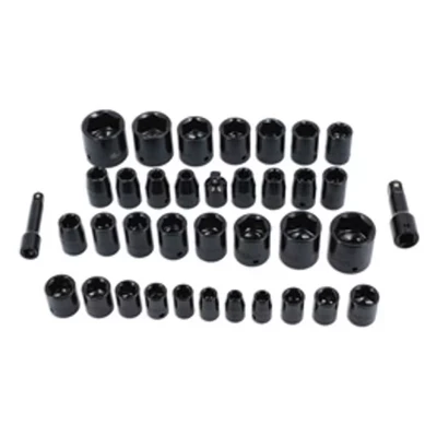 Image of Laser Impact Socket Set 3/8&quot;D, 1/2&quot;D 37 Piece