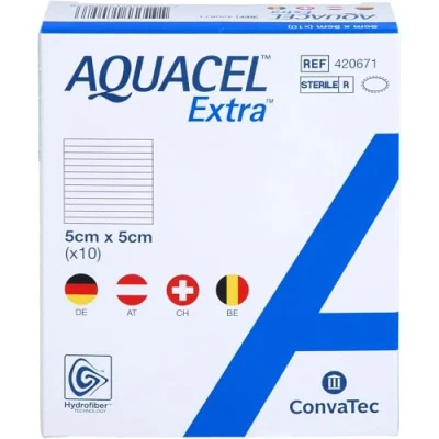 Image of AQUACEL Extra 5x5 cm (Pack of 10) Dressings