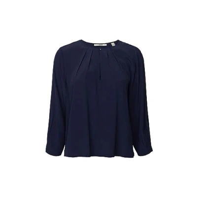 Image of ESPRIT Women&#039;s 083ee1f301 Blouse, 405/Dark Blue, M