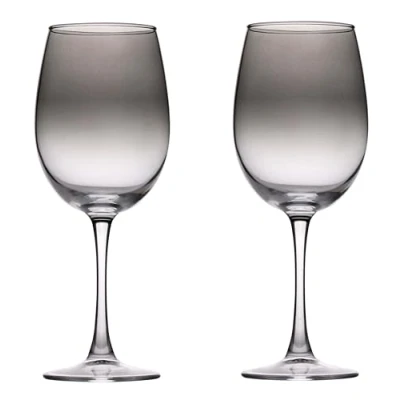 Image of alpina Wine Glasses Set 4 Pieces Smoked Drinking Suitable for Red and White Glass Tableware Every Occasion