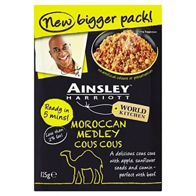 Image of Ainsley Harriott Moroccan Medley Cous (125g) Pack of 2
