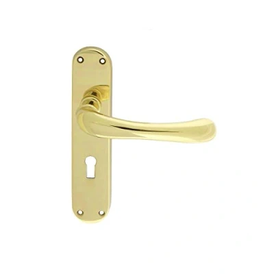 Image of IBRA Lever ON Backplate Lock 57MM C/C