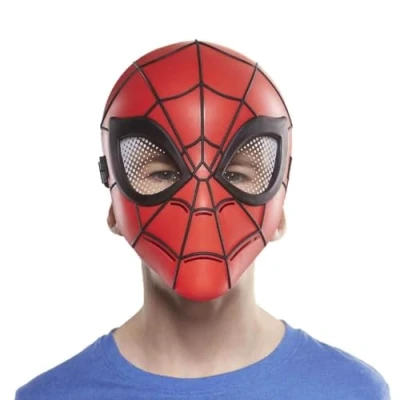 Image of SPIDER MAN Peter Parker Hero Mask, Flexible Fit, Stylish Design, and Adventure Ready, Marvel inspired Toys for Kids, Boys Girls Aged 5+, Festive Gift Idea