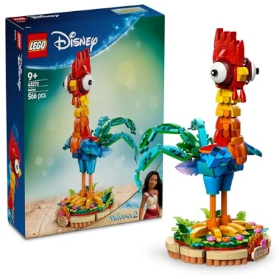 Image of LEGO ǀ Disney Moana 2 Heihei Buildable Animal Model for Kids, Building Kit Film Fans, Fun Fantasy Construction Toy with a Chicken Imaginative Girls and Boys 43272