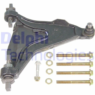 Image of 272227, 272337, 277227, 2772274, 8628494 Suspension Arm DELPHI TC979 with ball joint Right, Lower Trailing Cast Steel VOLVO: V70 2
