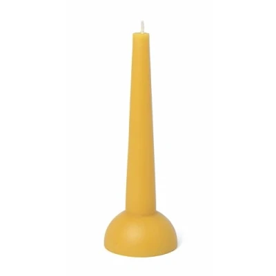 Image of Paddywax Totem Candles Unscented Colourful Pillar Candle, 133 g, Kirby (Yellow)