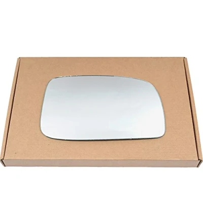 Image of Less4spares Wing Mirror Glass Right Compatible with Toyota Prius 2003 2009 STICK ON Driver Off Side Convex