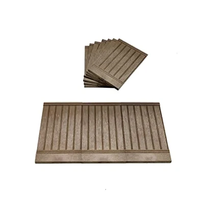 Image of Proops Dolls House Wall Panels, Oak, Tongue and Groove, Pack of 10, 1/12th (A1004) Free UK Postage
