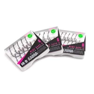Image of Korda Kamakura Wide Gape X hooks (10pcs) Size 6 Carp