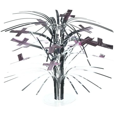Image of Amscan International Crosses Mini Cascade Centrepiece, Pink