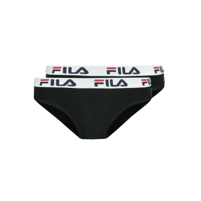 Image of Fila Urban Brief 2 PACK Briefs, Women&#039;s, Size: Medium, Black