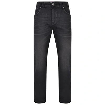 Image of KAM Men&#039;s Regular Fit Fashion Stretch Jeans Ortega Black Used in 48W 34L