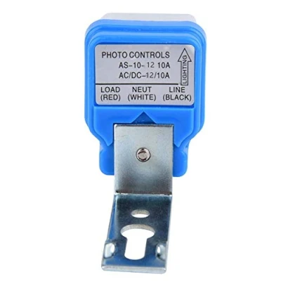 Image of Adjustable Street Light Photocell Photoswitch Intelligent Sensor Control Switch Automatic Auto On/Off AC 12V/24V/110V 10A(AC 12V)