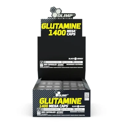 Image of Olimp L Glutamine Mega Capsules Blister Box 30 x Pack of (900 Capsules)