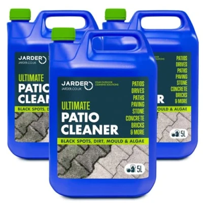 Image of Jarder Ultimate Patio Cleaner for Stone, Sandstone, Paths, Steps, Block Paving, Concrete Flags and More 3x 5L
