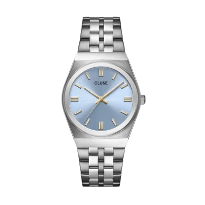 Image of Cluse Retro 70&#039;S Watch silvercoloured, Women&#039;s, Size: One Size, Silver/coloured