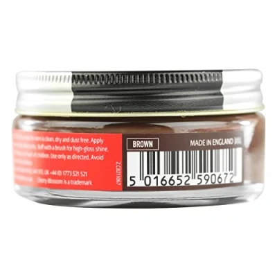 Image of Cherry Blossom Footwear Renovating Shoe Cream Care Product, Brown, 50ml