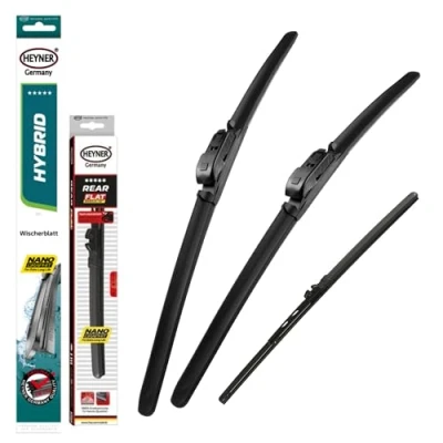 Image of Heyner Wiper Blades Fits: VW Touran 2011 2015 Hybrid Full Set Wipers HH2418TL13HRF