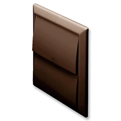 Image of (DOMUS) GRAVITY FLAP OUTLET, 4&quot; 100MM, BROWN HVAC DUCTING ACCESSORIES, 1 X QTY 44910B