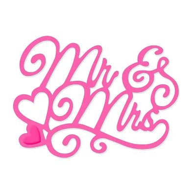 Image of Sweet Dixie Mrs Die, Metal, Grey, 20.2 x 12.8 0.8 cm