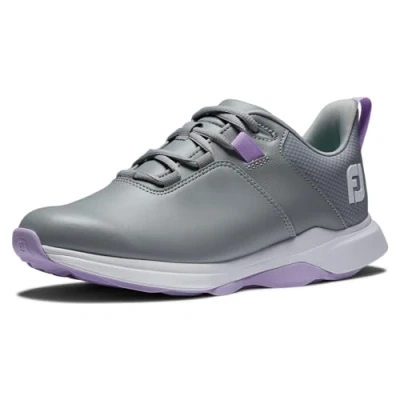 Image of FootJoy Prolite Women&#039;s Golf Shoe, Grey/Lilac, 5 UK