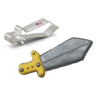 Image of Sword Cookie Cutter 12.7 cm, Made in USA by Ann Clark
