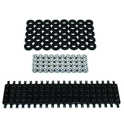 Image of NEW Lego Tire, Wheel and Long Axles Bulk Lot 100 Pieces Total